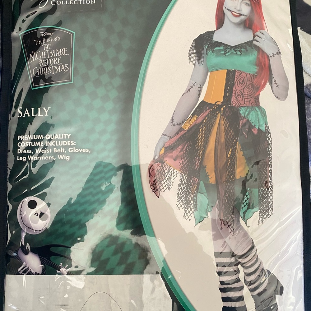 Disney Sally Kids Costume - Green, Black, Yellow